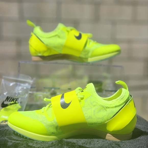 NEW Origin.Nike Pole Vault Elite Track Shoes YES SPIKES DR9926-700 Size 9.5 Volt - Picture 2 of 12